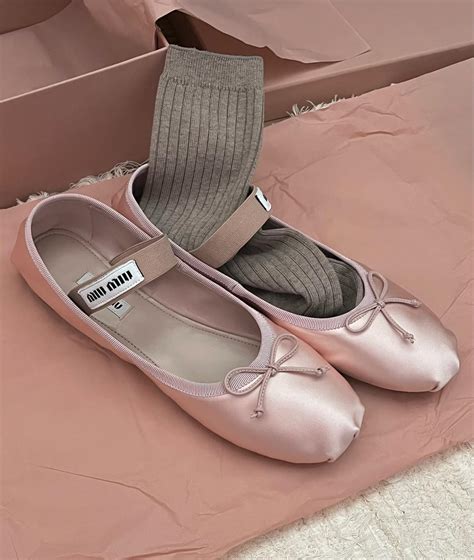 replica miu miu shoes|mini miu ballet flats.